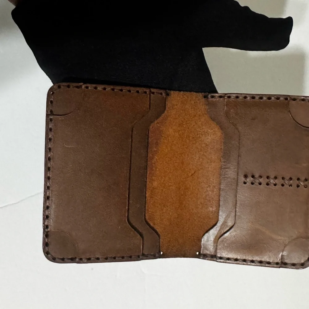 Card Holder I Set of 4 I Sophisticated I Brown & Black Leather